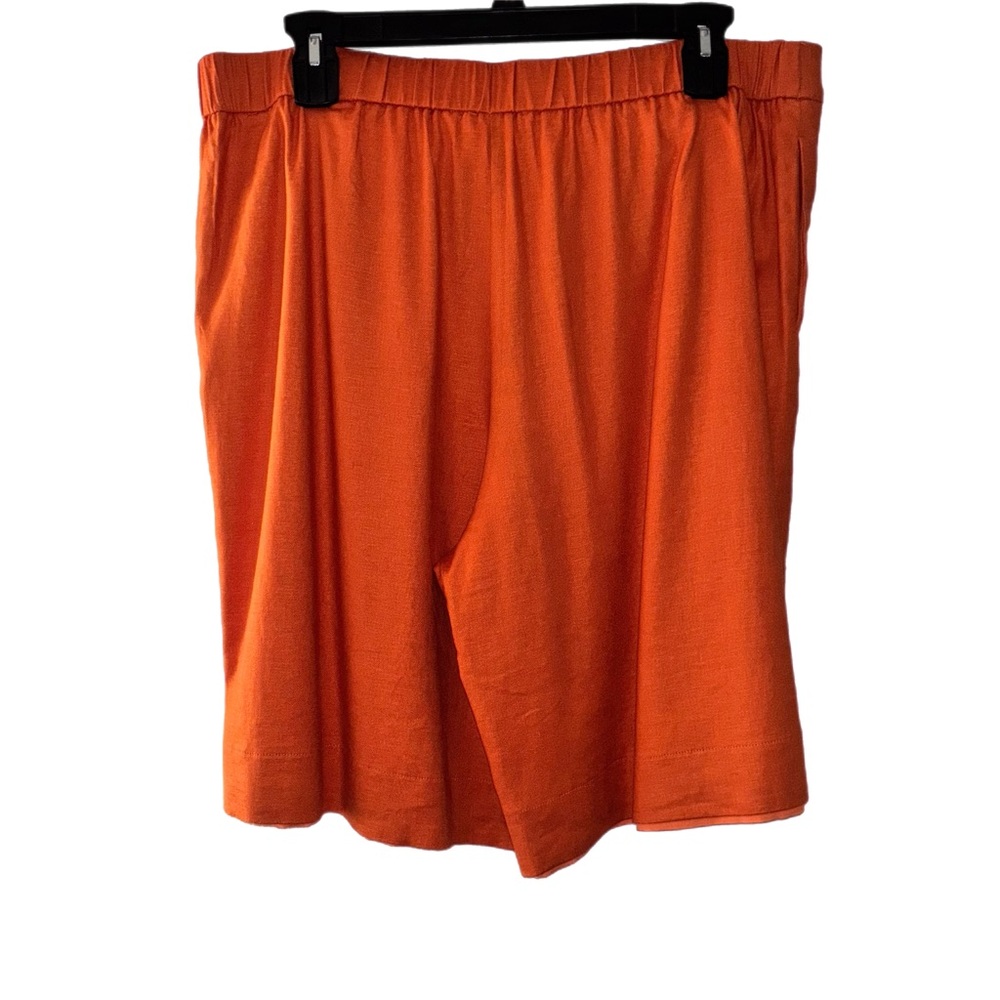 Orange High Waist Shorts with Lining NWOT - Picture 4 of 9
